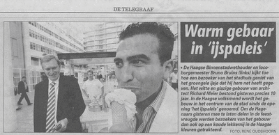 Warm gebaar in 'ijspaleis'