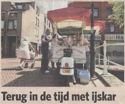 Terug in de tijd met ijskar